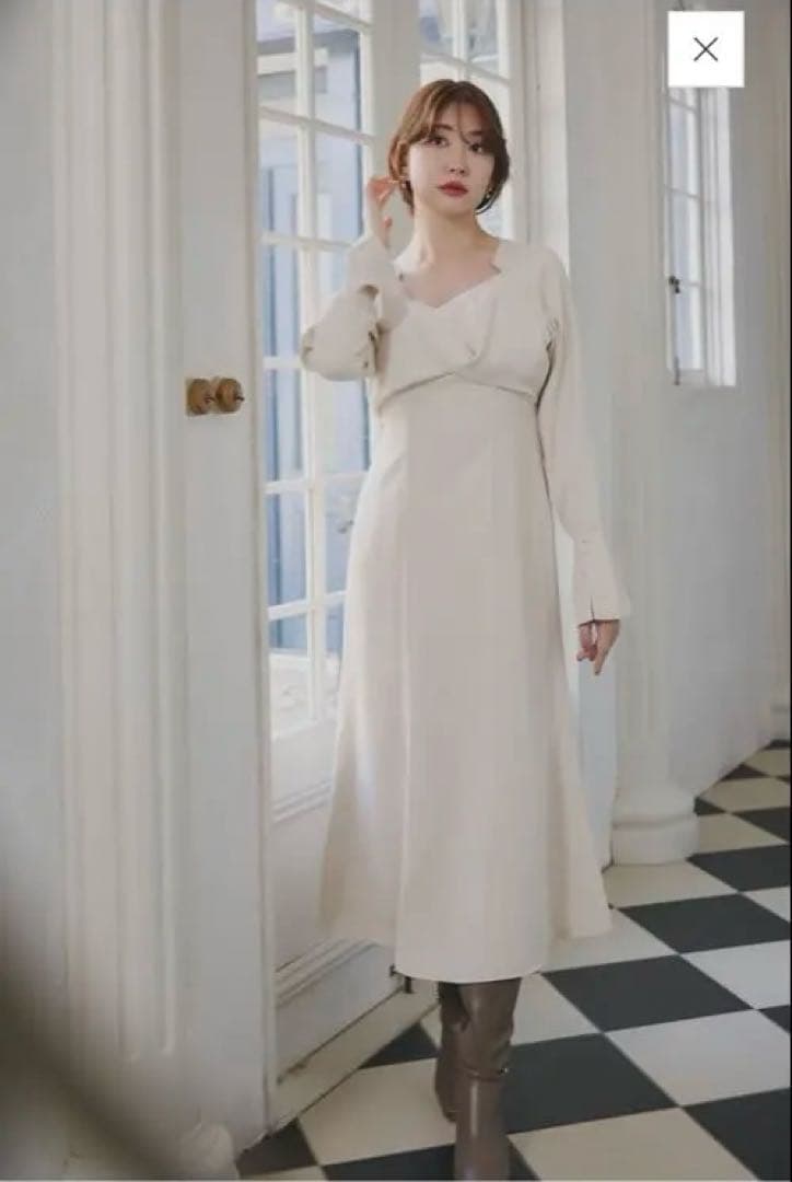 ワンピース Her lip to Elsie Twist-Front Dress