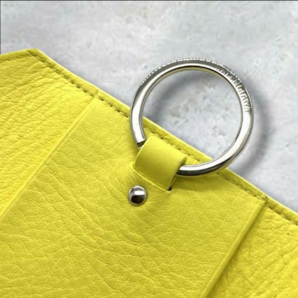 BALENCIAGA　バレンシア　キーケース　キーリング　イエロー