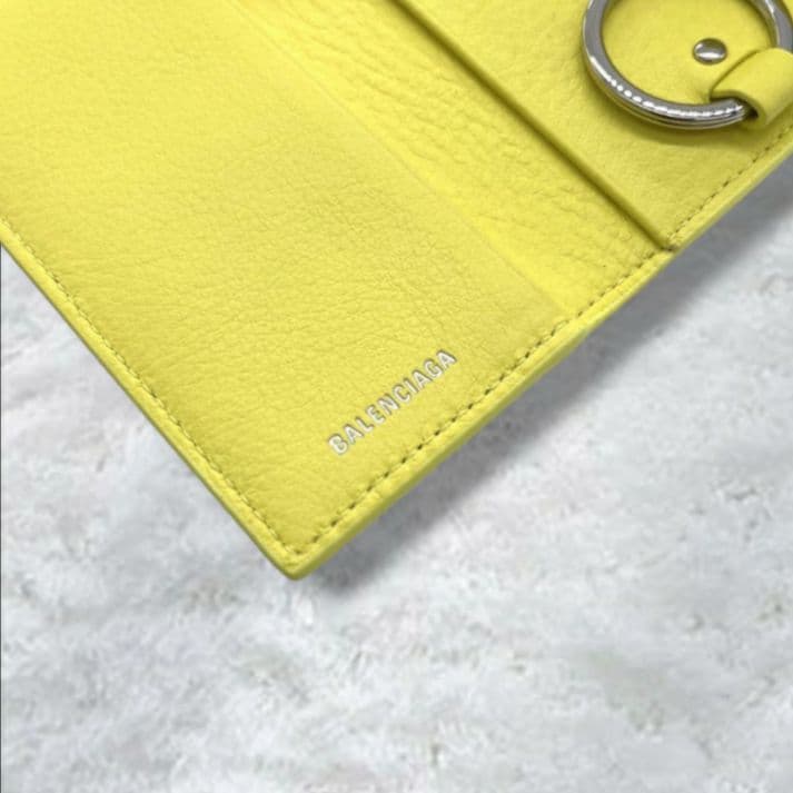 BALENCIAGA　バレンシア　キーケース　キーリング　イエロー