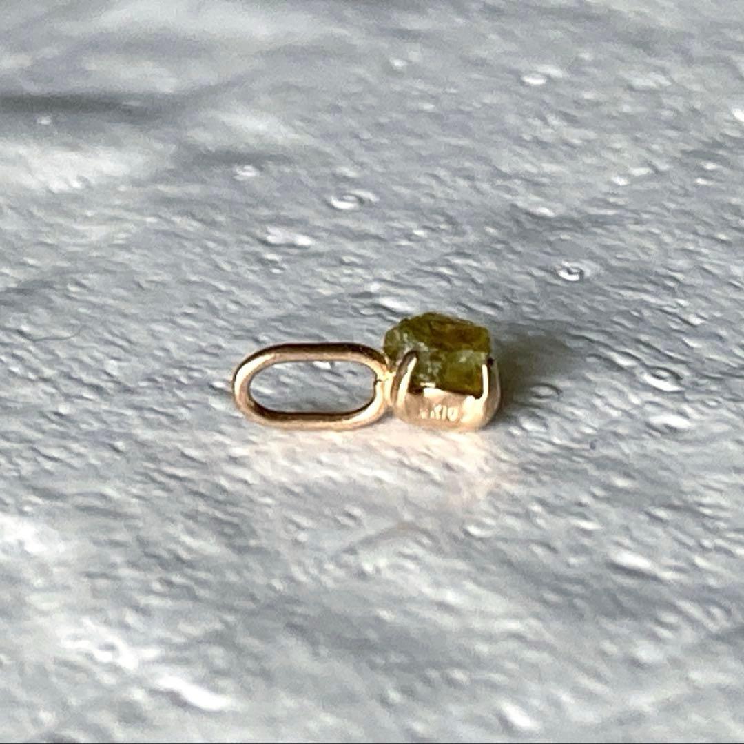 パラサイト ペリドット（隕石）10金ペンダントトップ