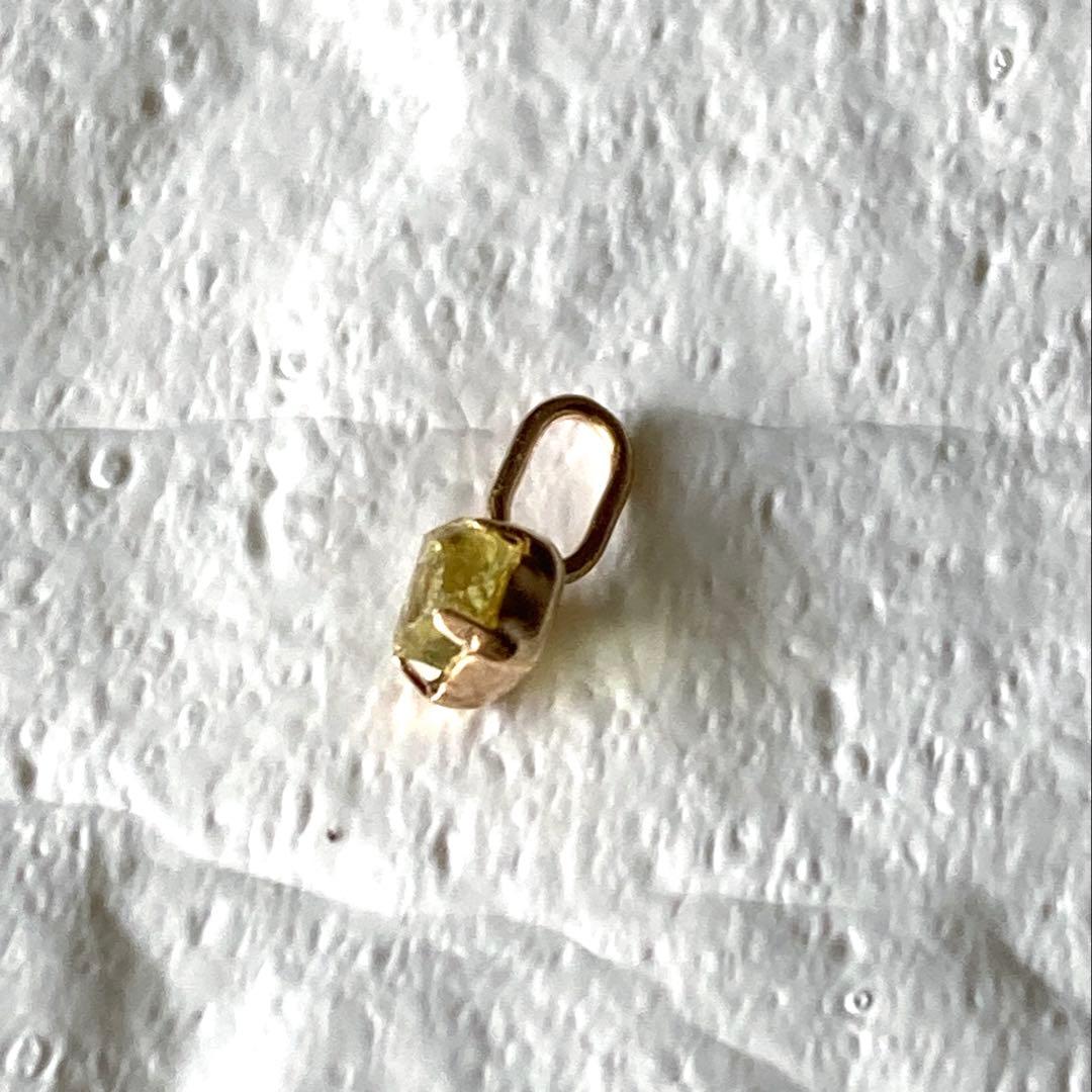 パラサイト ペリドット（隕石）10金ペンダントトップ