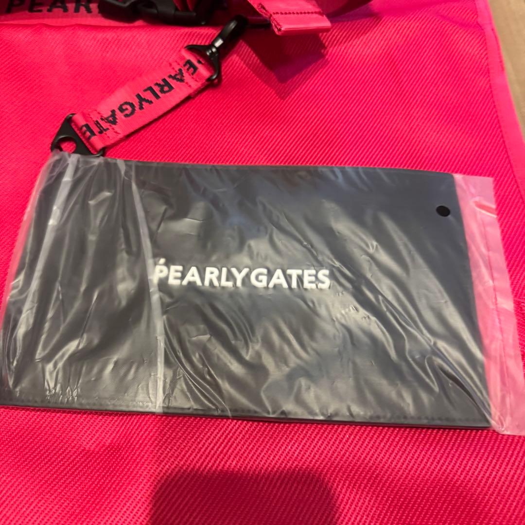 ★新品未使用/パーリーゲイツ/トラベルカバー/定番/ピンク/ゴルフバックケース