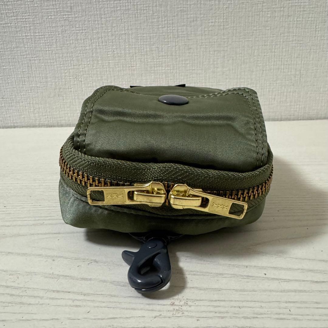 新品同様　ポーター PORTER TANKER タンカー　ポーチ セージグリーン