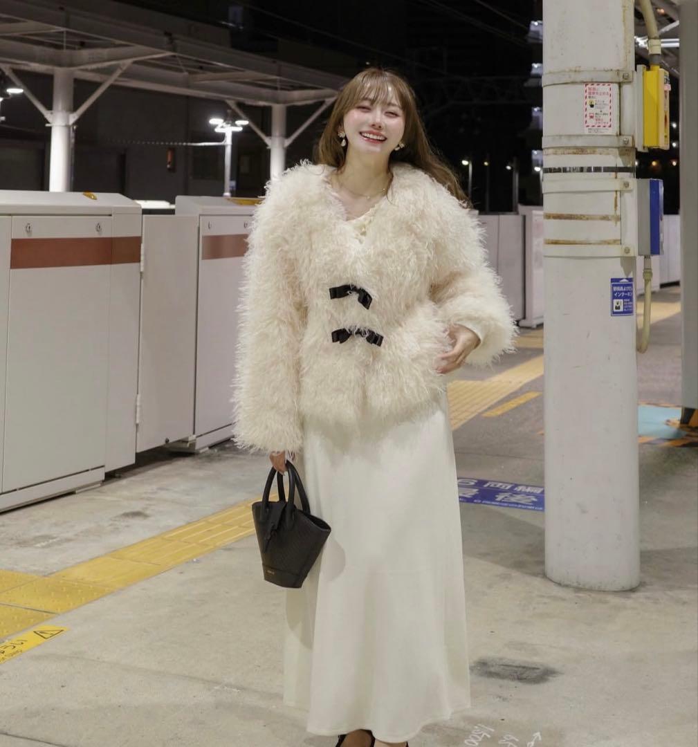 pomiii ポミー partage fur coat