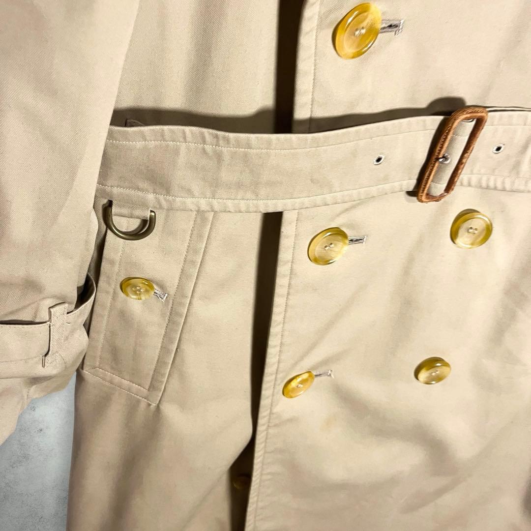 ちひひ♪Burberrys 英国製 トレンチコート ベルト付 ノバチェック