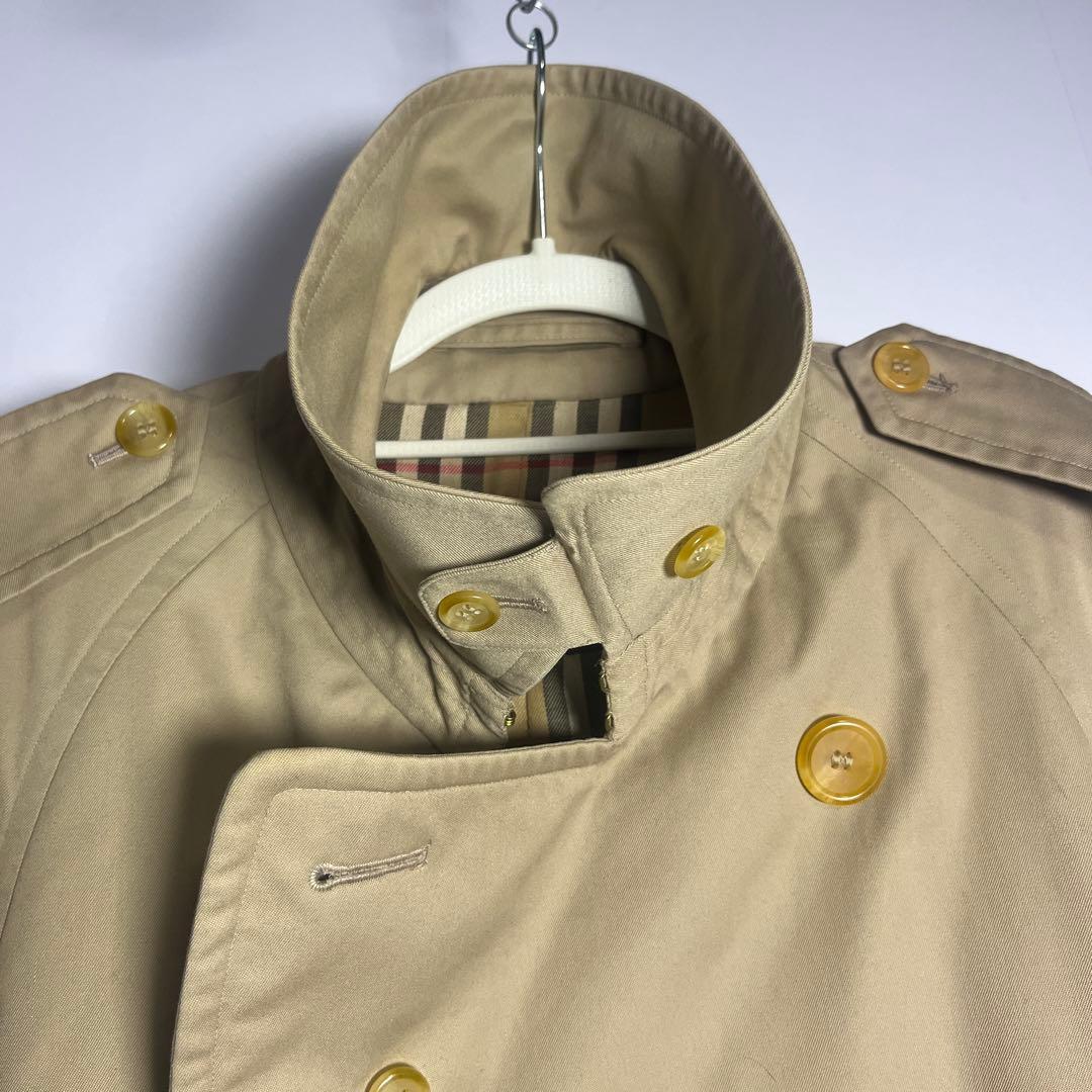 ちひひ♪Burberrys 英国製 トレンチコート ベルト付 ノバチェック