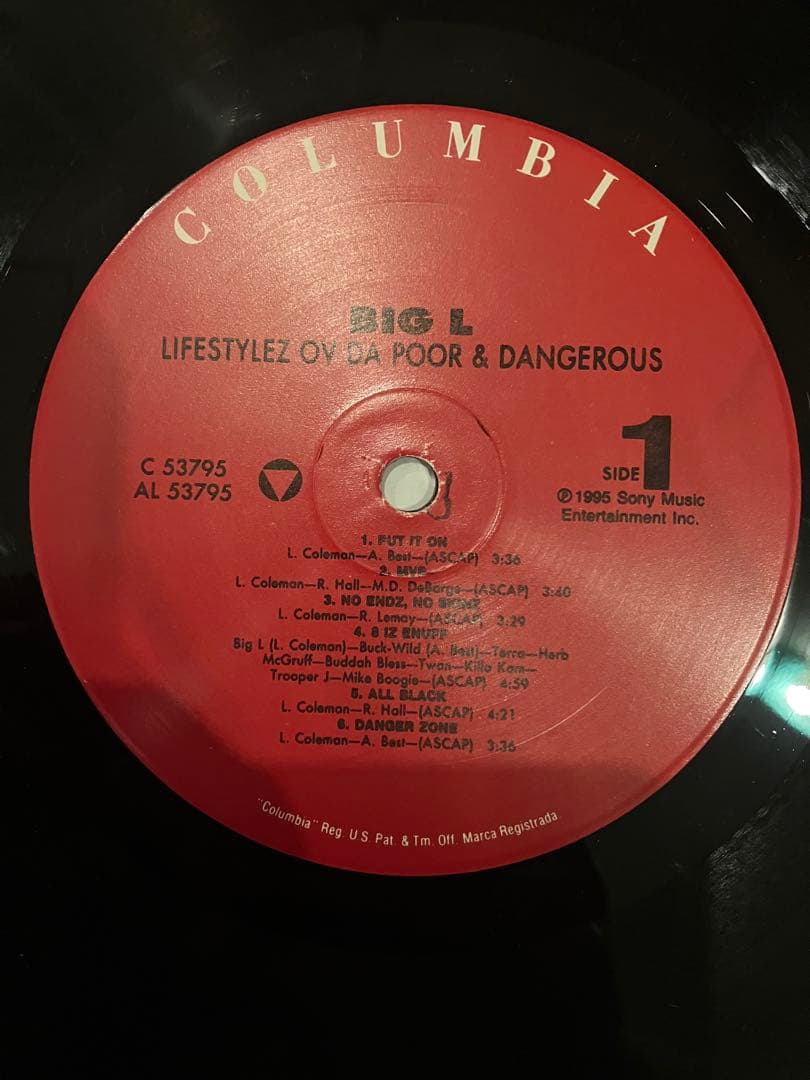 【USオリジナル盤 】 BIG L