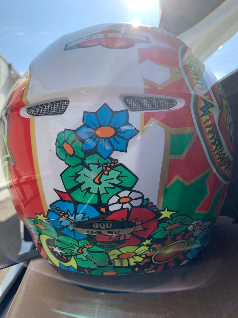 AGV K-3 SV SUN&moon ロッシ アプリリア時代