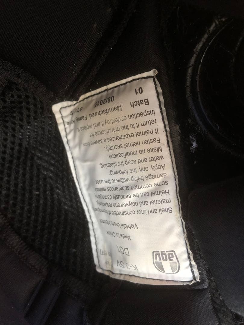 AGV K-3 SV SUN&moon ロッシ アプリリア時代