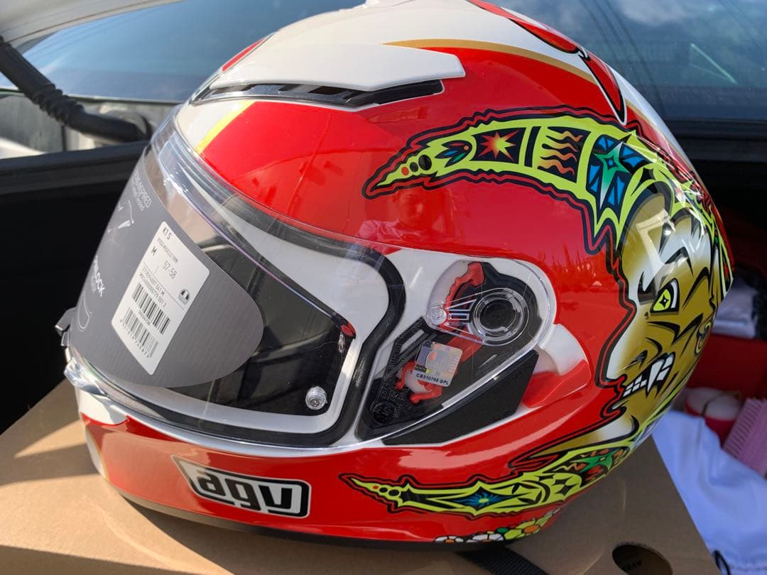 AGV K-3 SV SUN&moon ロッシ アプリリア時代