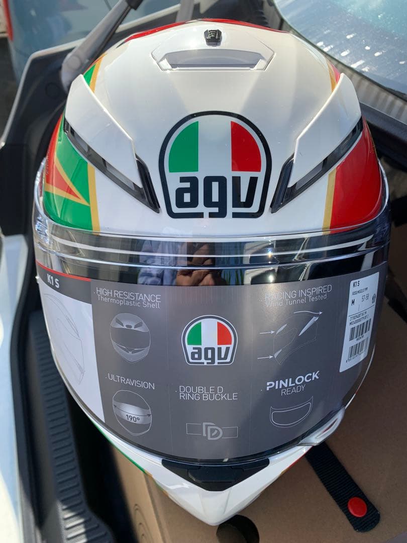 AGV K-3 SV SUN&moon ロッシ アプリリア時代