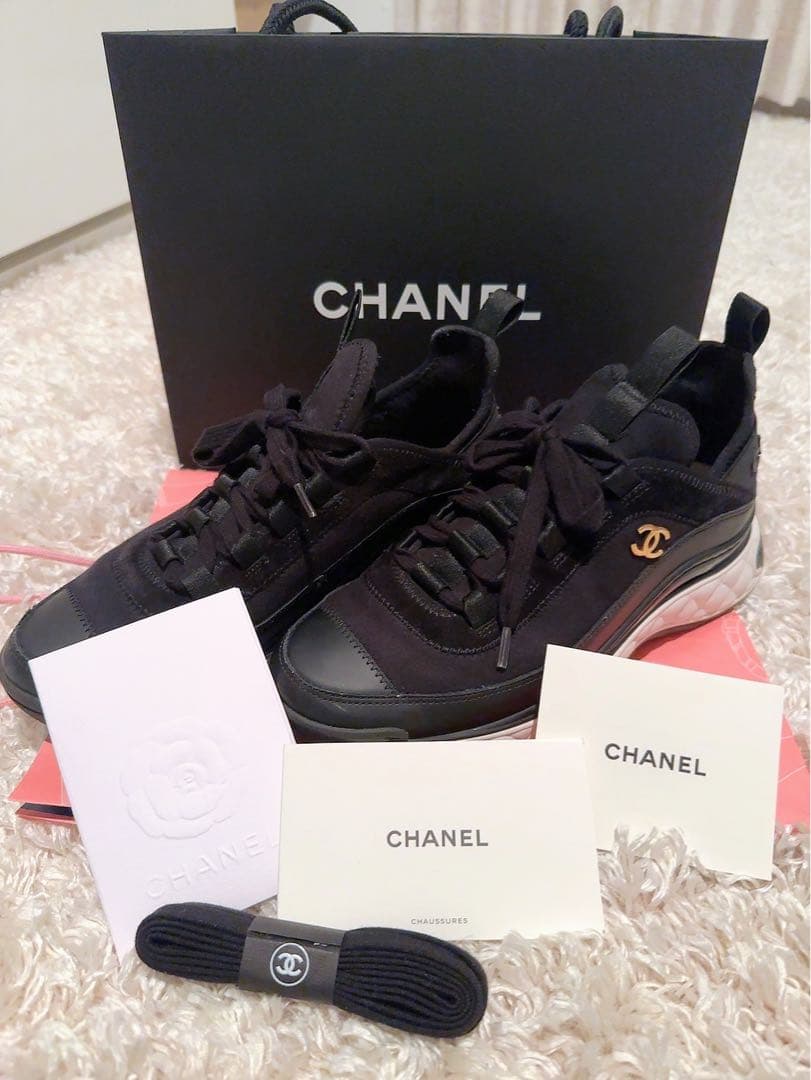 CHANEL シャネル　ココマーク スニーカー　23.5cm