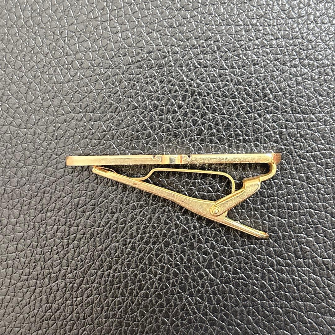 カルティエ タイピン ロゴレタッチ 刻印 24KGF クリップ ゴールド