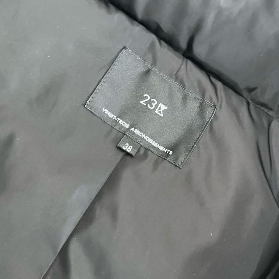 24AW 美品✨23区【撥水加工/洗える】中綿 ショートパディング ベスト 38