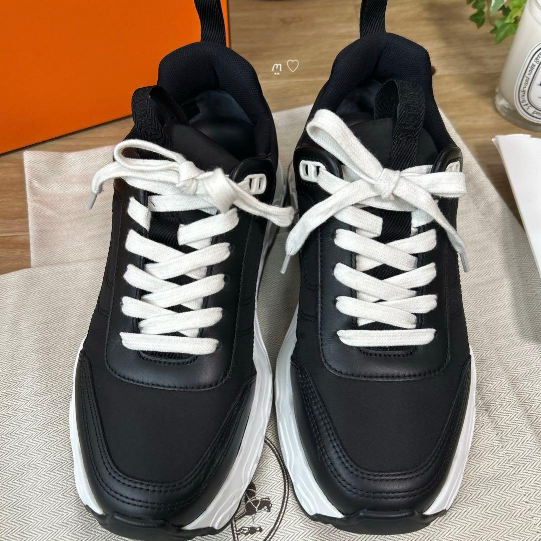 HERMESエルメス　スニーカー　インパルス　36　シェーヌダンクルソール　現行