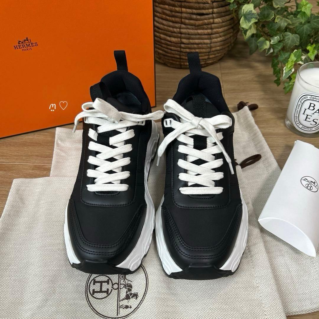 HERMESエルメス　スニーカー　インパルス　36　シェーヌダンクルソール　現行