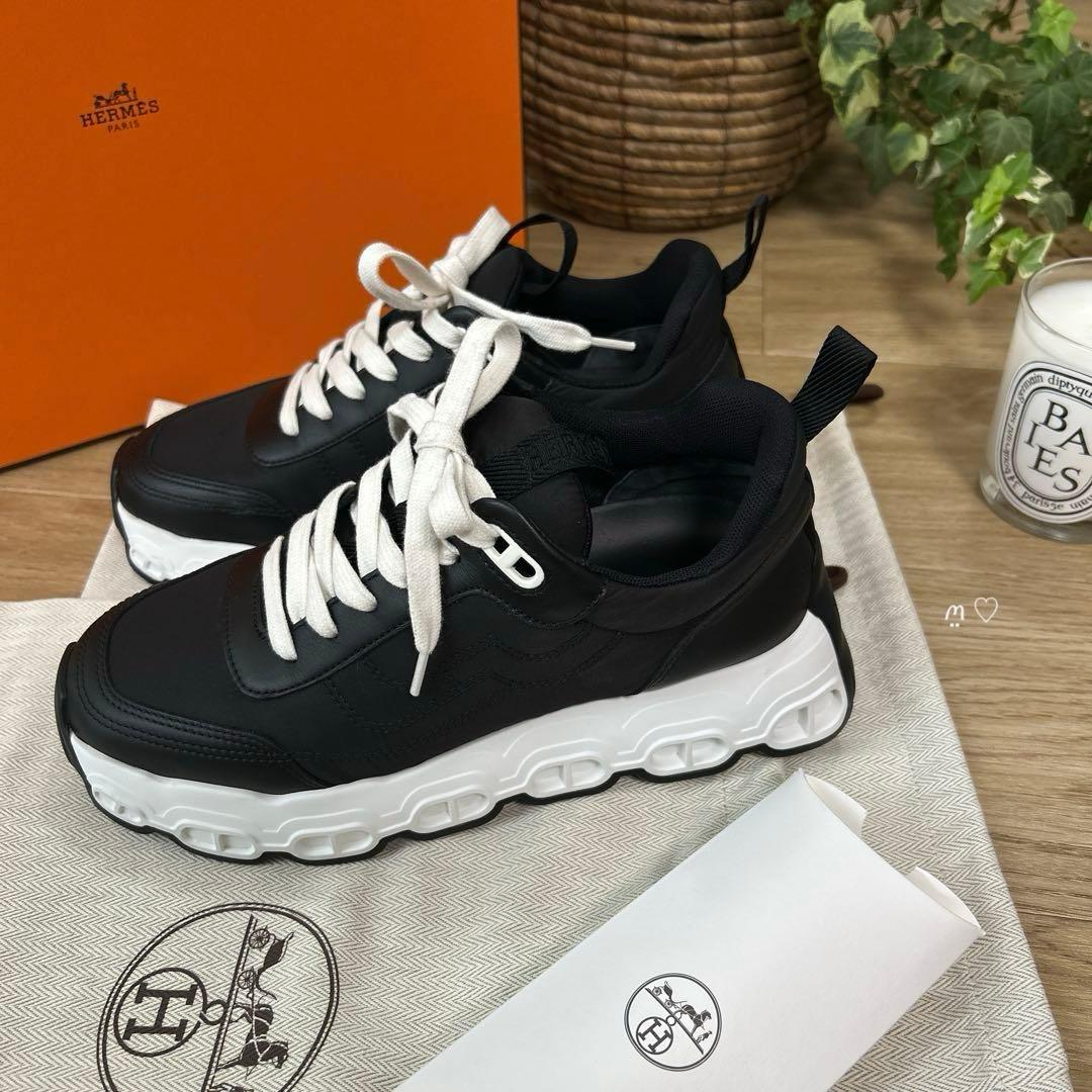 HERMESエルメス　スニーカー　インパルス　36　シェーヌダンクルソール　現行