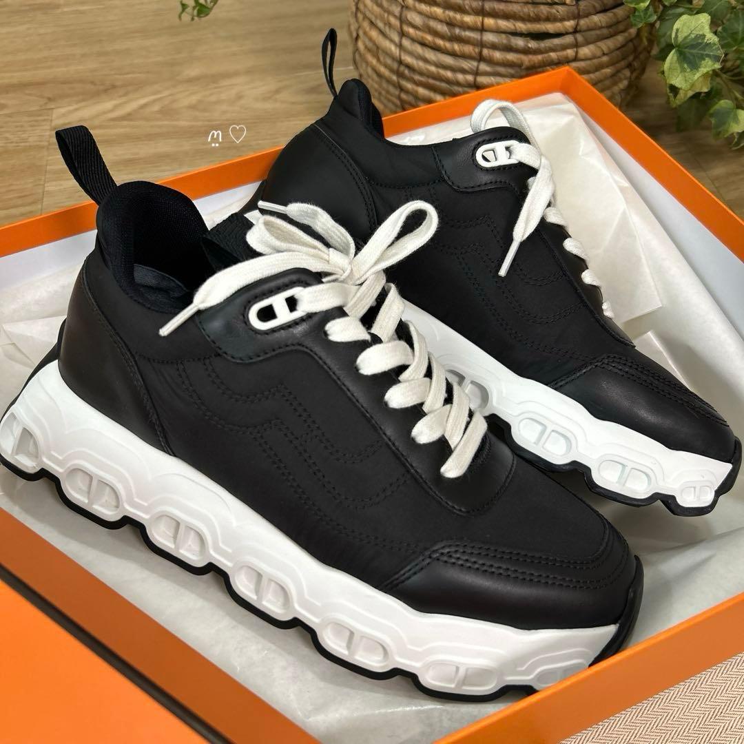 HERMESエルメス　スニーカー　インパルス　36　シェーヌダンクルソール　現行