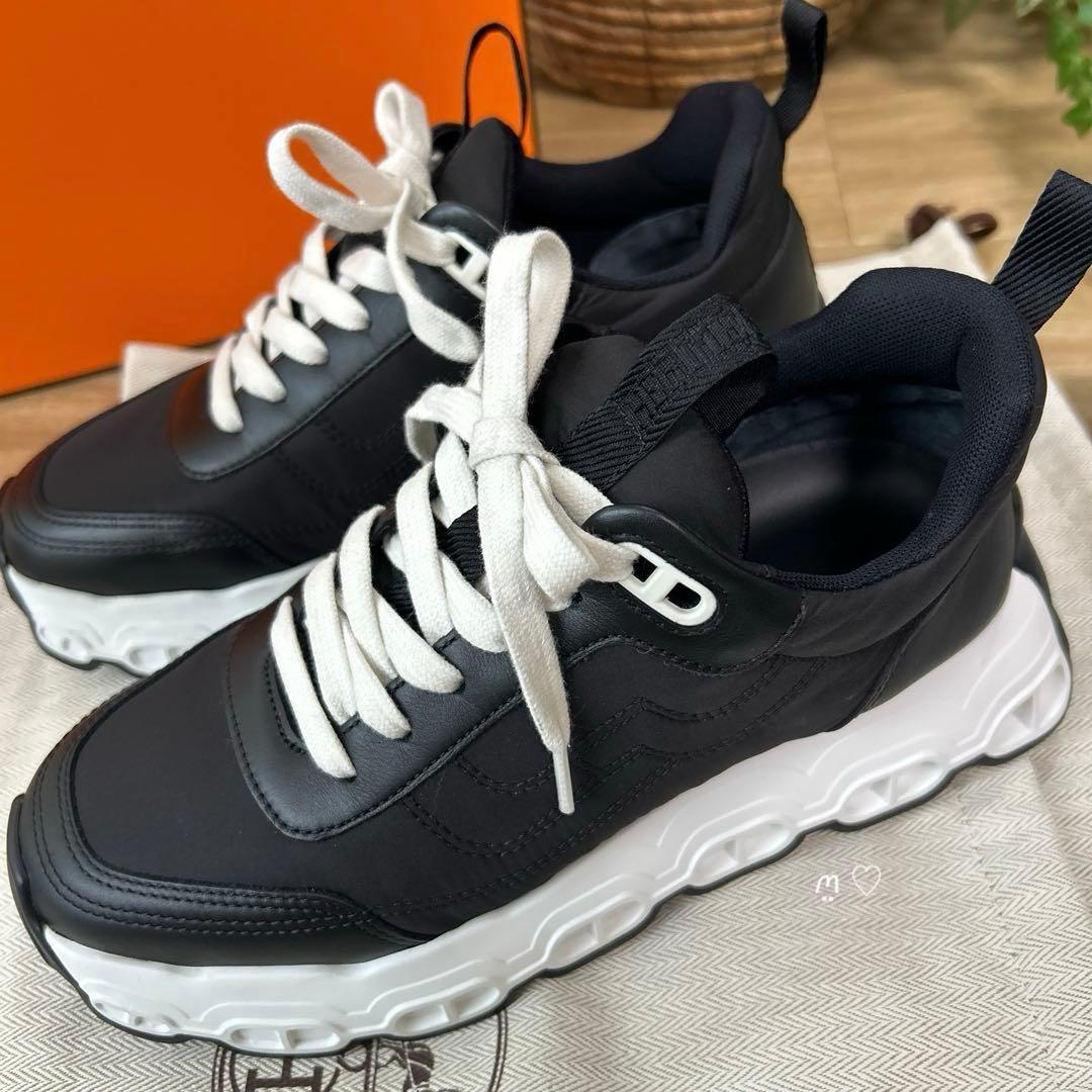 HERMESエルメス　スニーカー　インパルス　36　シェーヌダンクルソール　現行