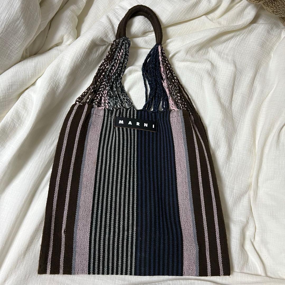 MARNI MARKET HAMMOCK BAG ブルー