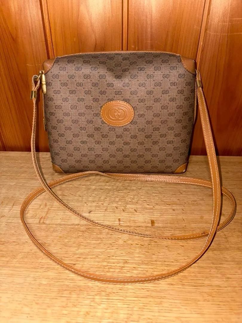 OLD GUCCI GGパターン ショルダーバッグ　オールドグッチ