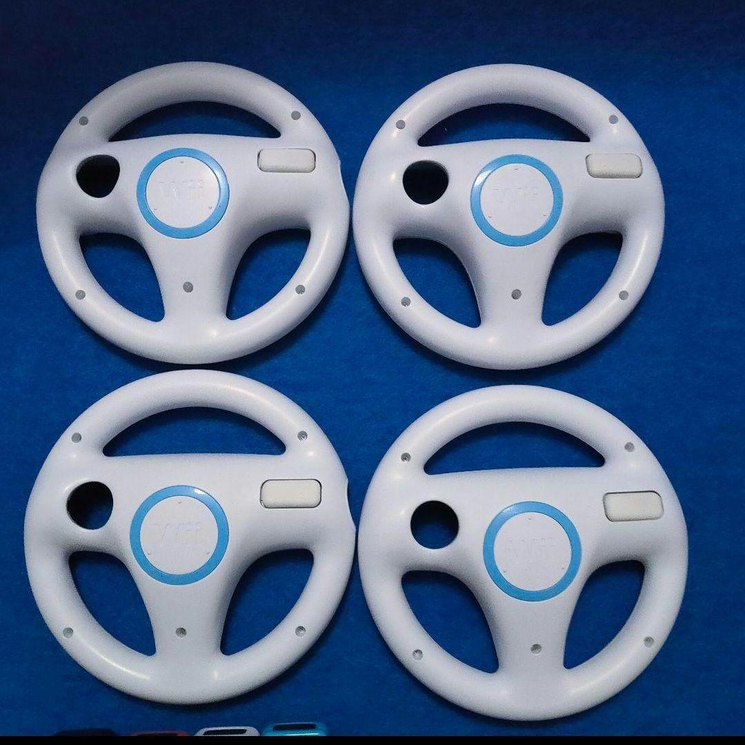✨任天堂 マリオカート Wiiハンドル Wiiリモコンプラス ヌンチャクセット