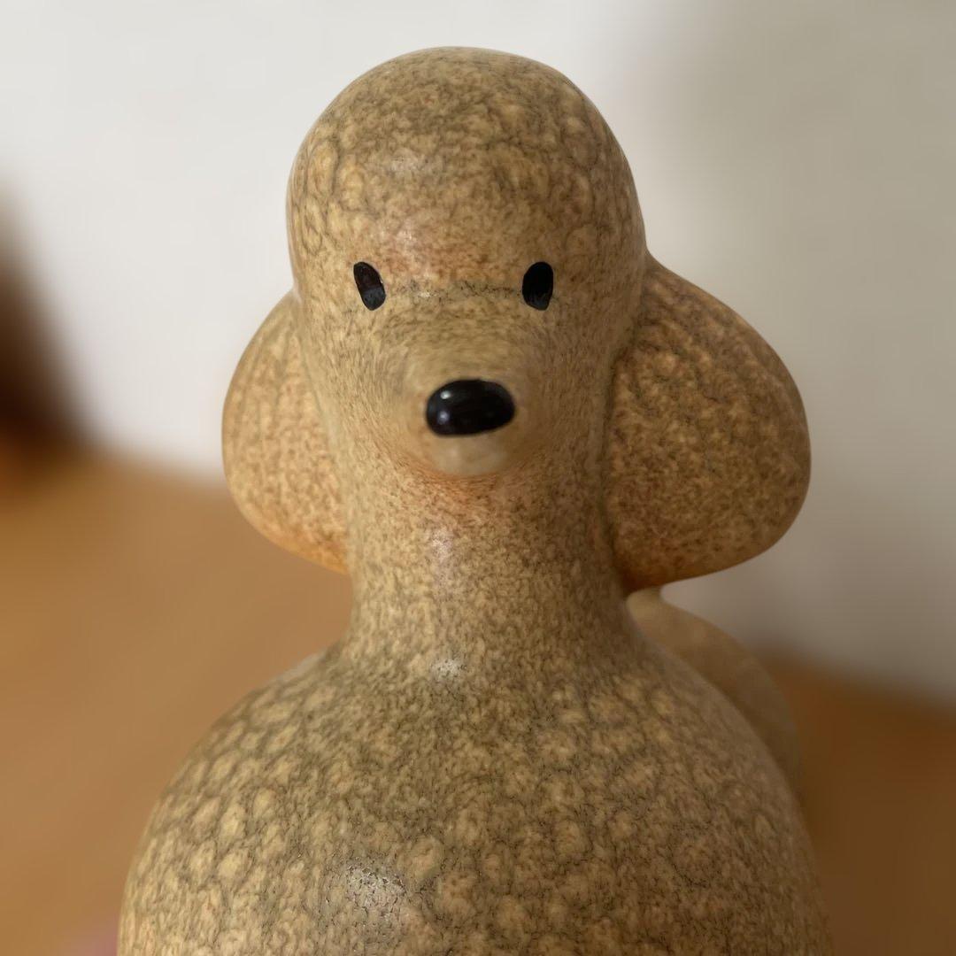 【美品】リサラーソン プードル ブラウン