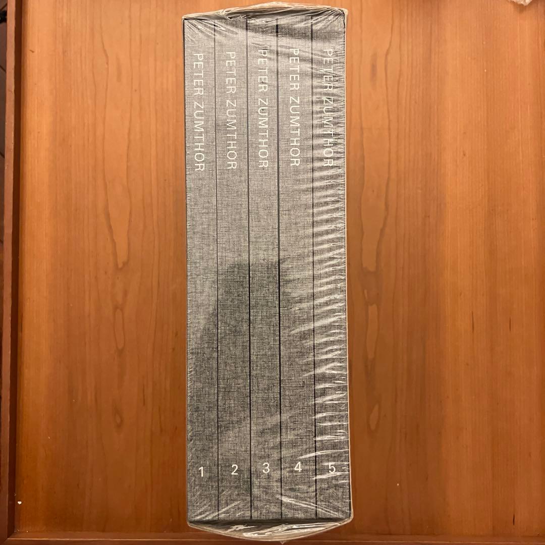 未開封　Peter Zumthor 1985-2013:5巻全集 ズントー