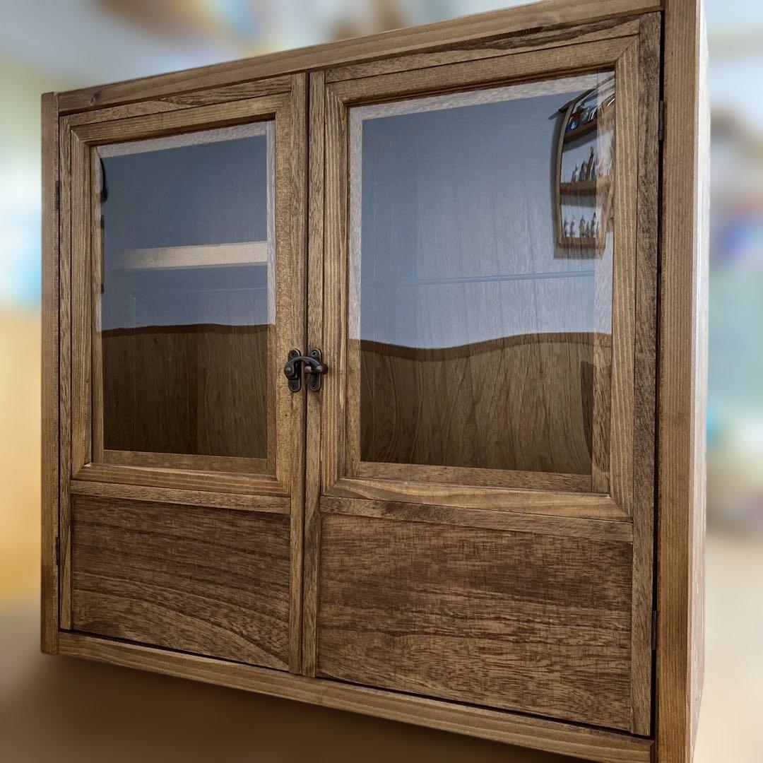 ribo　人形用木製収納ケース(引出・棚付き)　ハンドメイド　ブライス