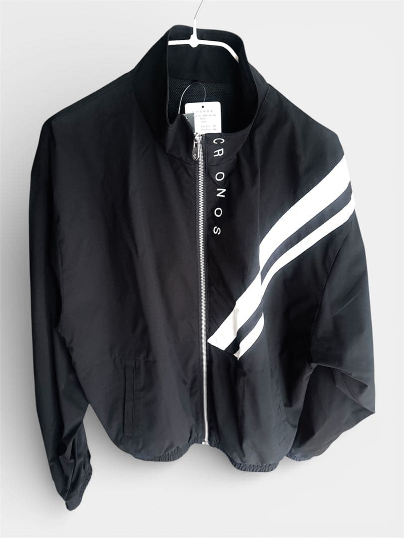 CRONOS ジップアップジャケット ブラック