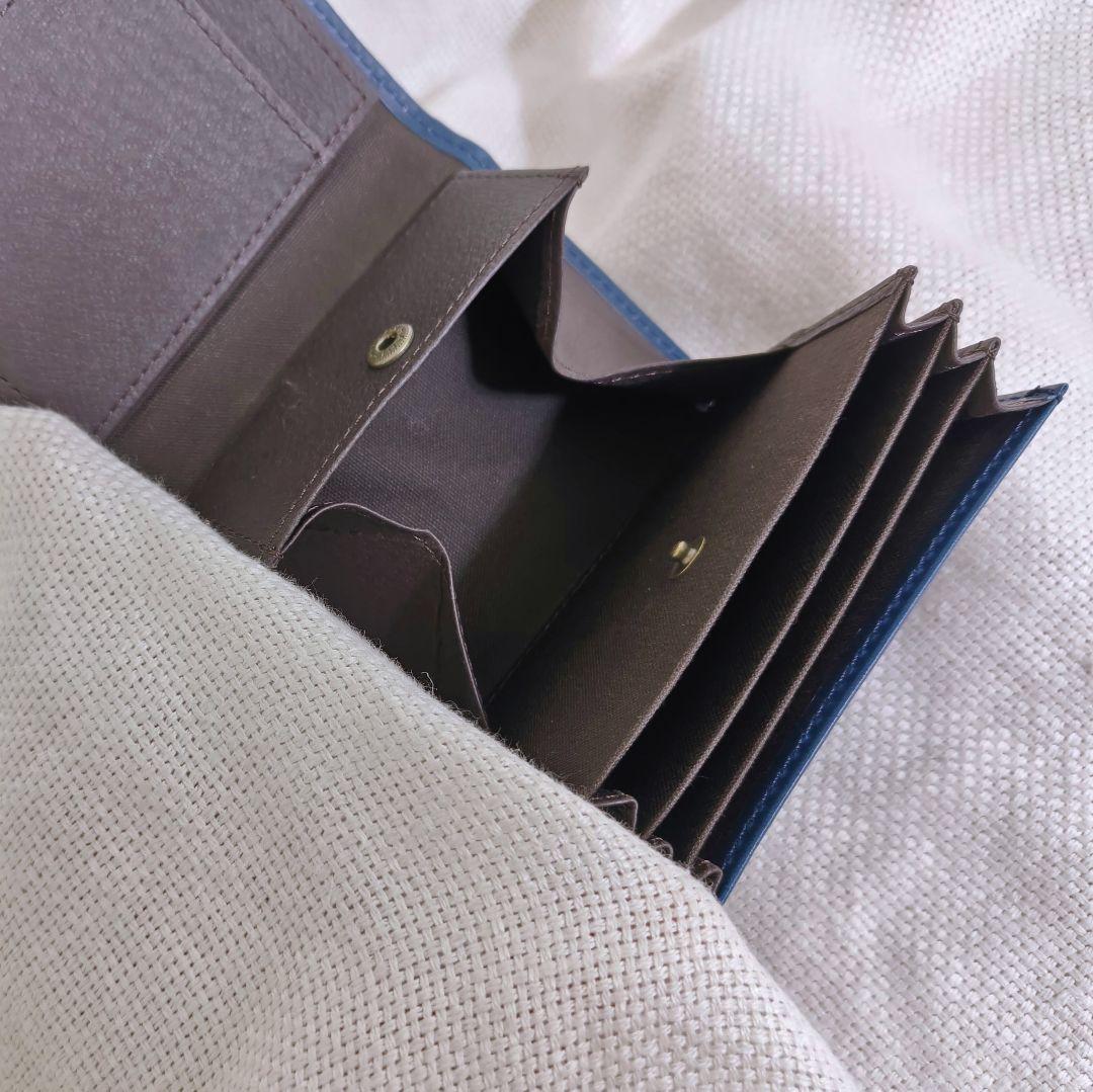 m+エムピウmillefoglie IIミッレフォッリエ折りレザー財布ウォレット