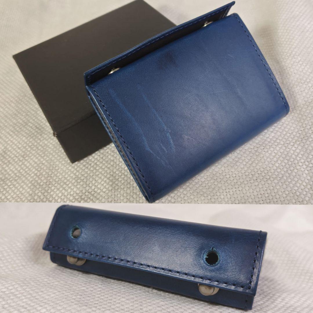 m+エムピウmillefoglie IIミッレフォッリエ折りレザー財布ウォレット