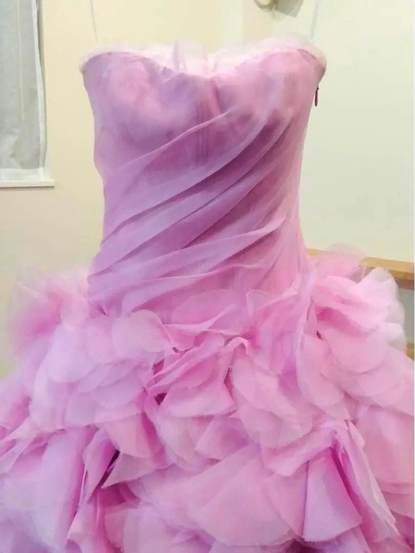 【値段更新】即発送 Vera Wang ピンクヘイリー ドレス 前撮り・挙式