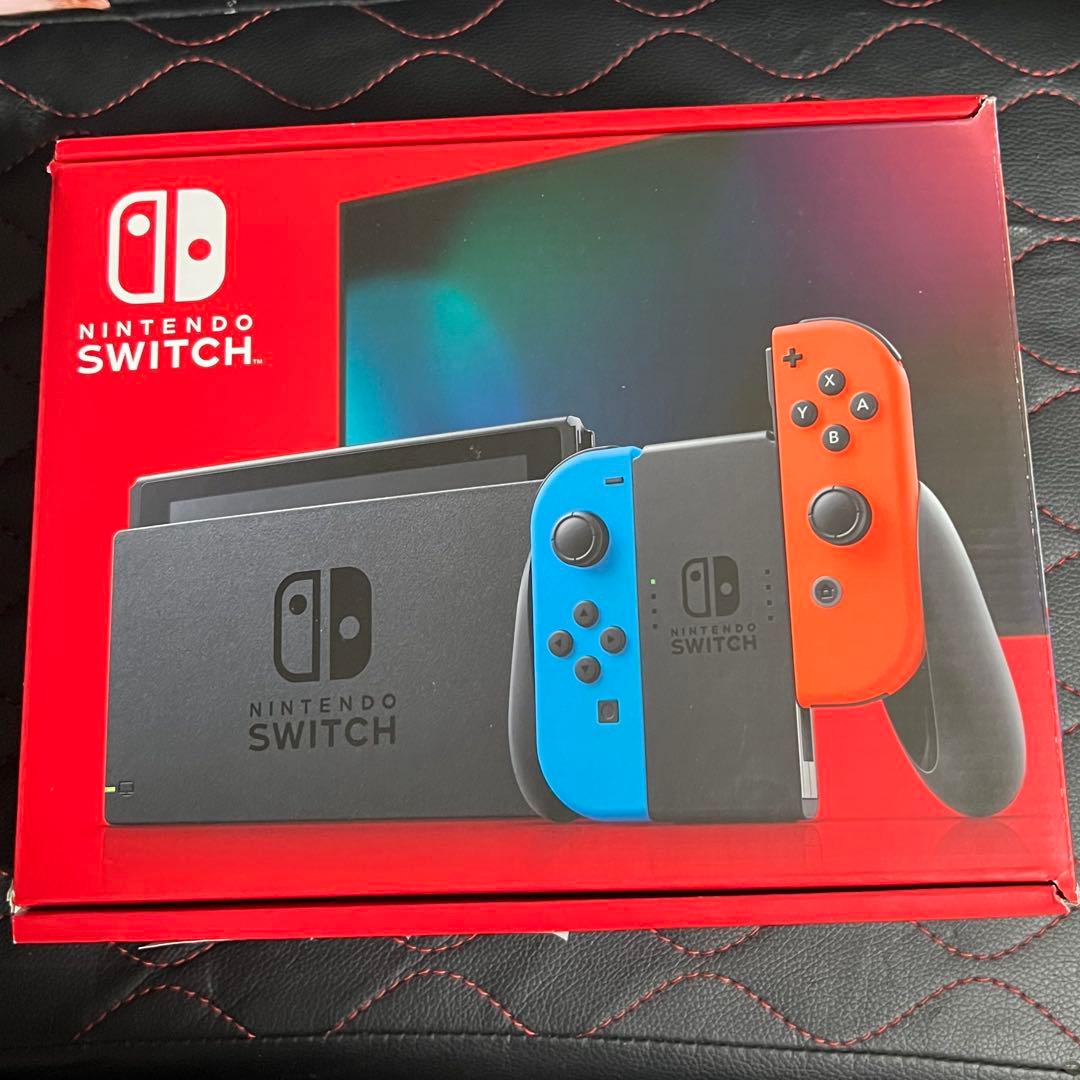 Nintendo Switch【新型、保証書あり】本体 青/赤