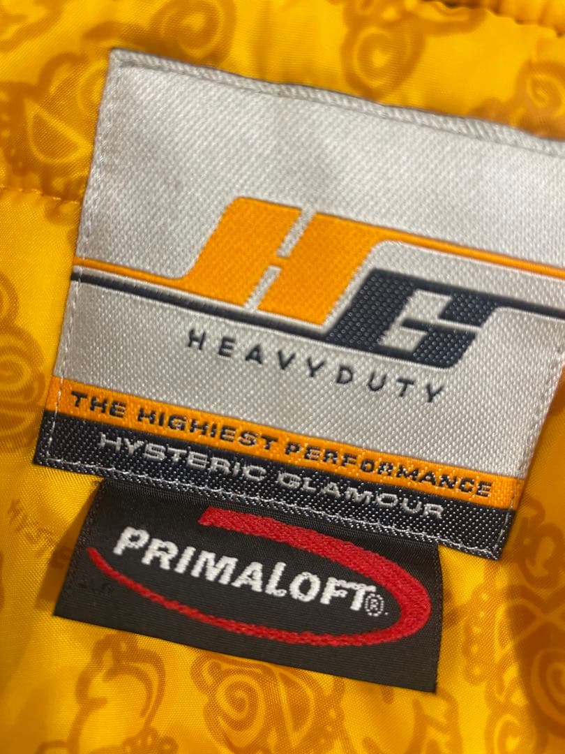 HYSTERIC GLAMOUR スタジャン ネイビー/イエロー