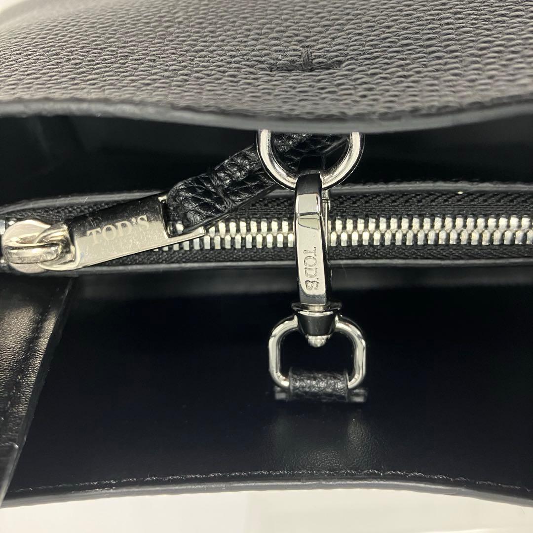 大人気☆TOD'S☆トッズ☆Tタイムレス☆ショルダーバッグ☆マイクロ☆レザー☆黒