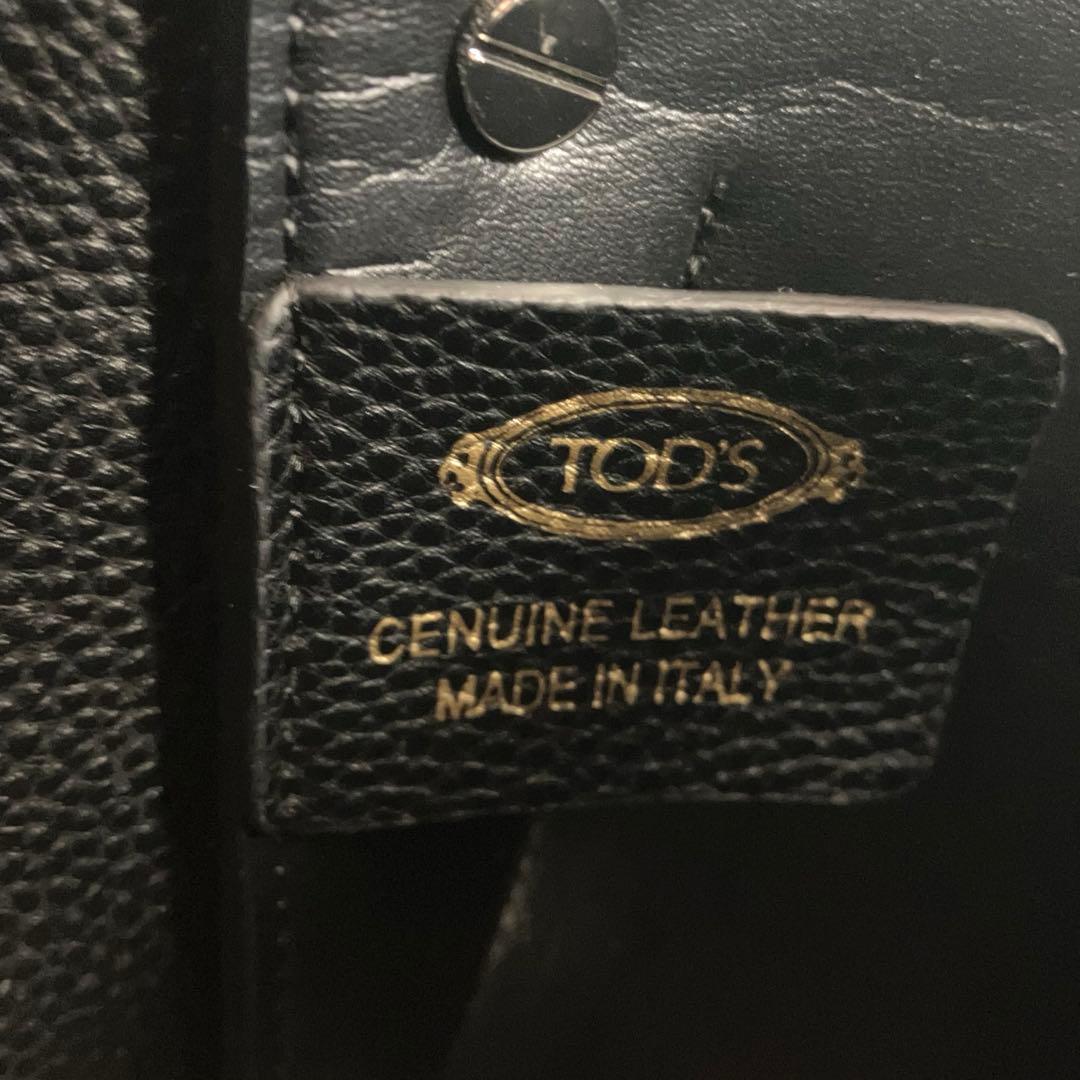 大人気☆TOD'S☆トッズ☆Tタイムレス☆ショルダーバッグ☆マイクロ☆レザー☆黒