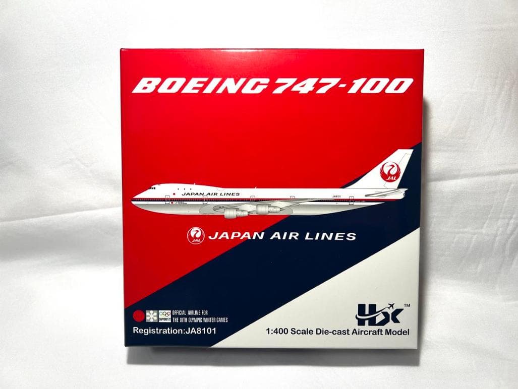 HX Models 日本航空 JAL 1:400 B747-100 JA8101