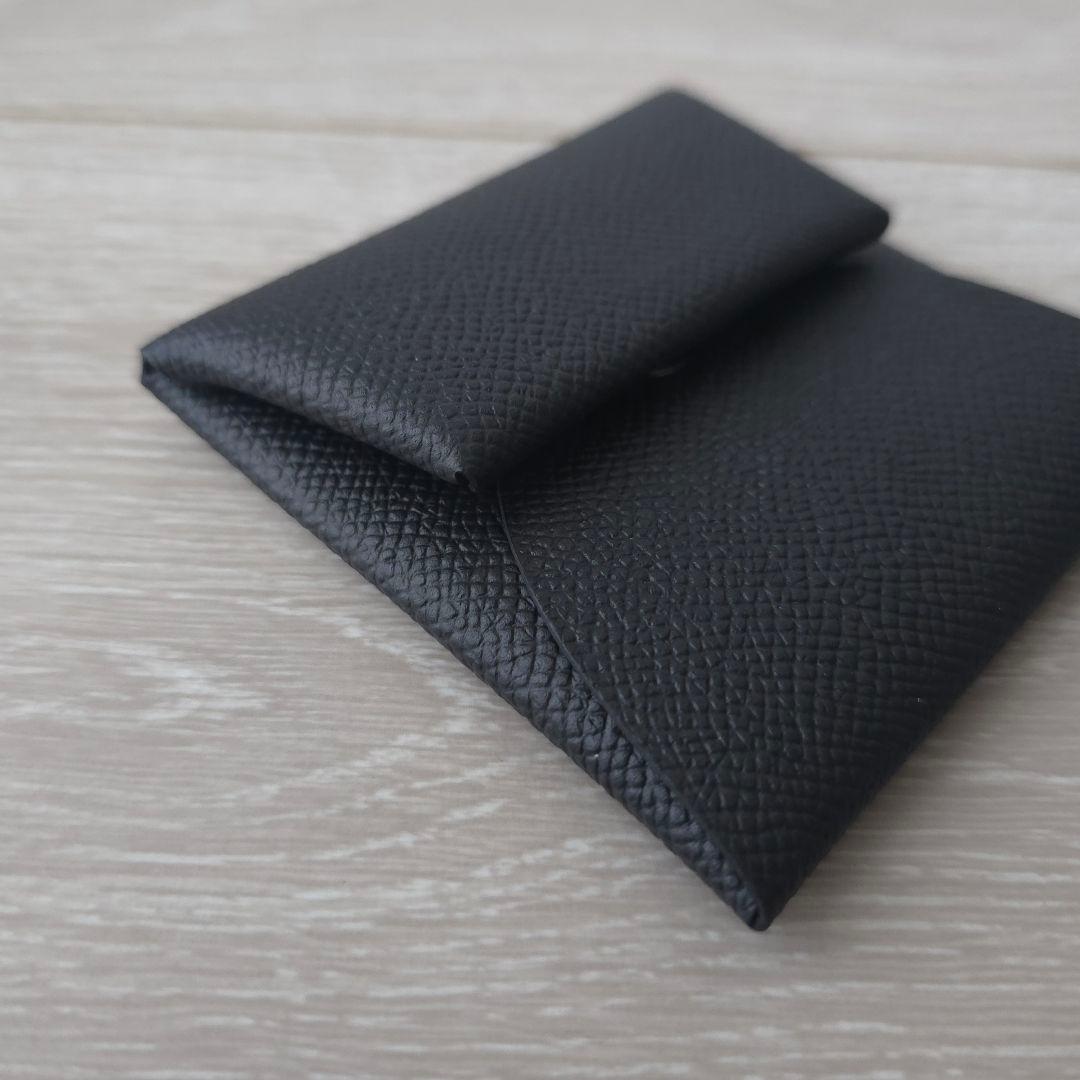 未使用【エルメス】バスティア　ダークブロンズ　エプソン　ケース