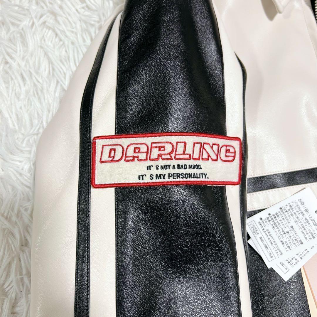 【新品希少】ダーリッチ Darich バイカラーレザースタジャン