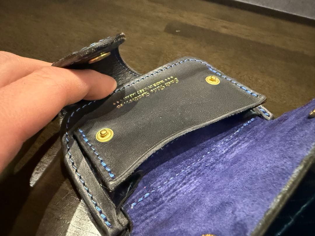 小物 JACK.RIDE Crocodile Dark- Sapphire.ED