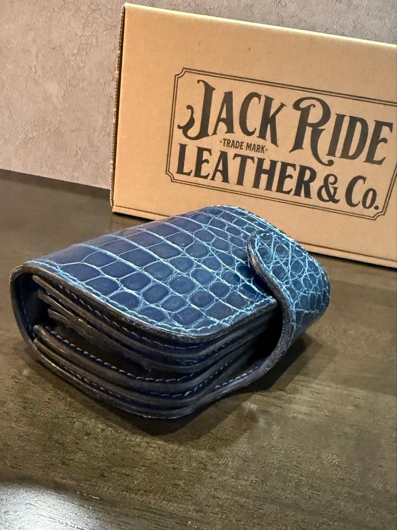 小物 JACK.RIDE Crocodile Dark- Sapphire.ED