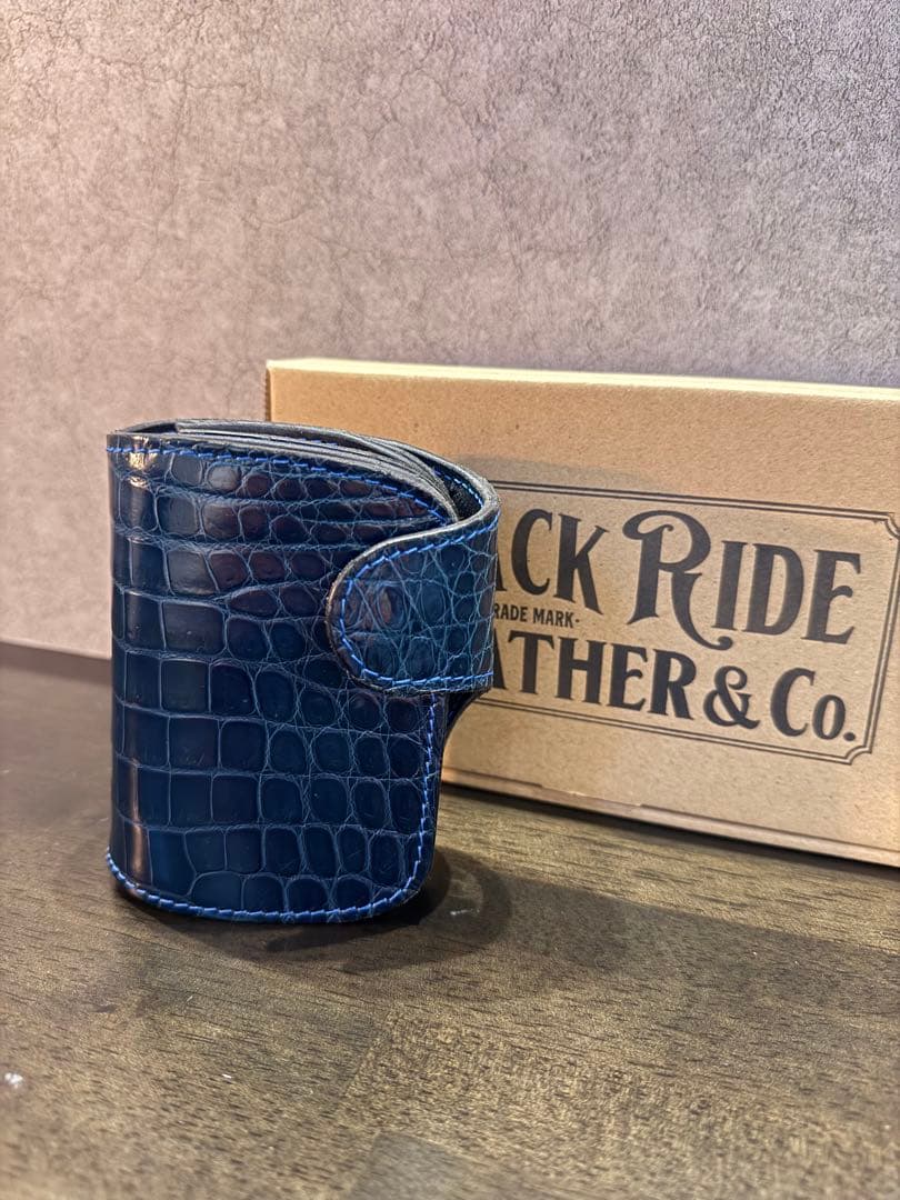 小物 JACK.RIDE Crocodile Dark- Sapphire.ED