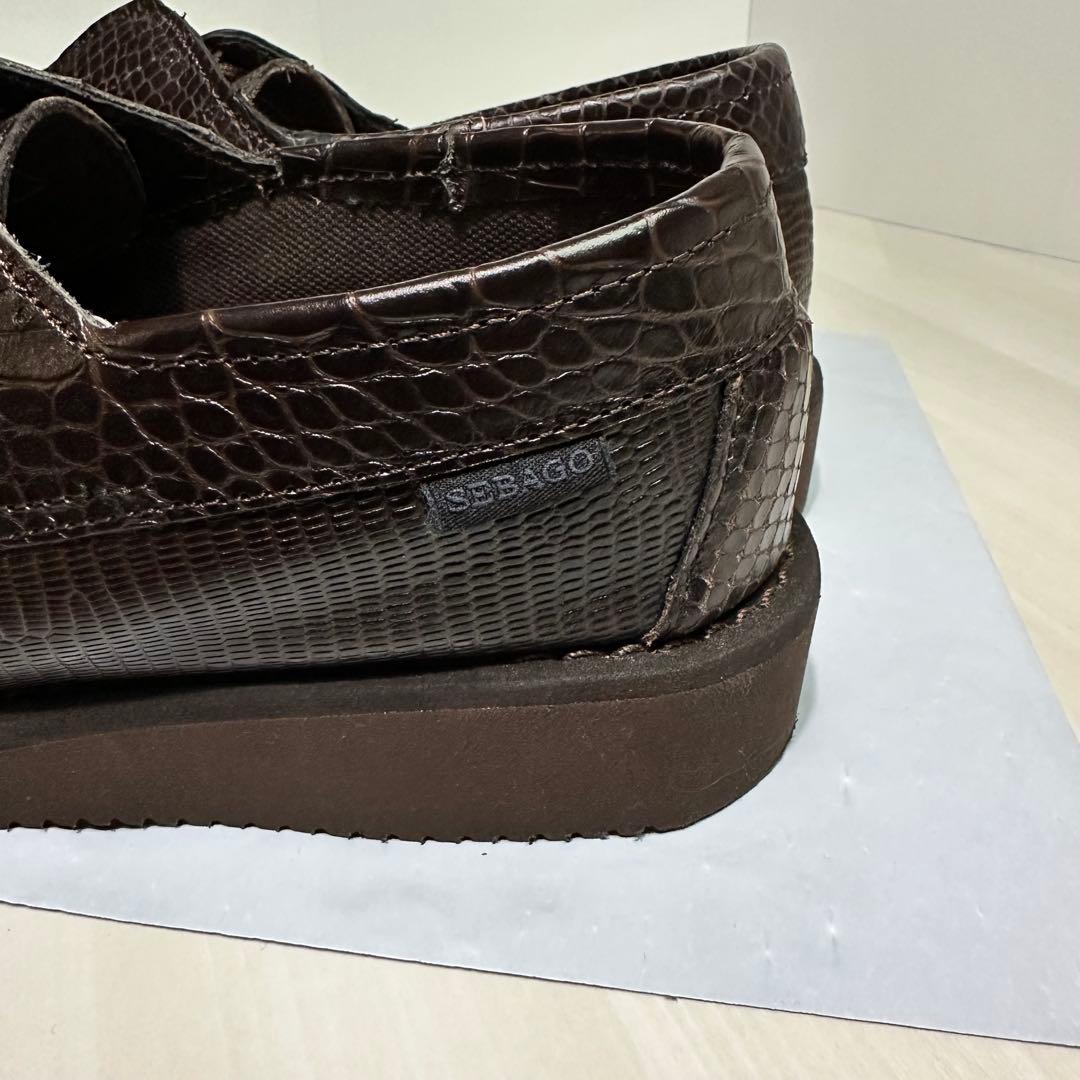 ほぼ未使用☆SEBAGOコラボ☆レザーシューズ☆EU43☆ブラウン