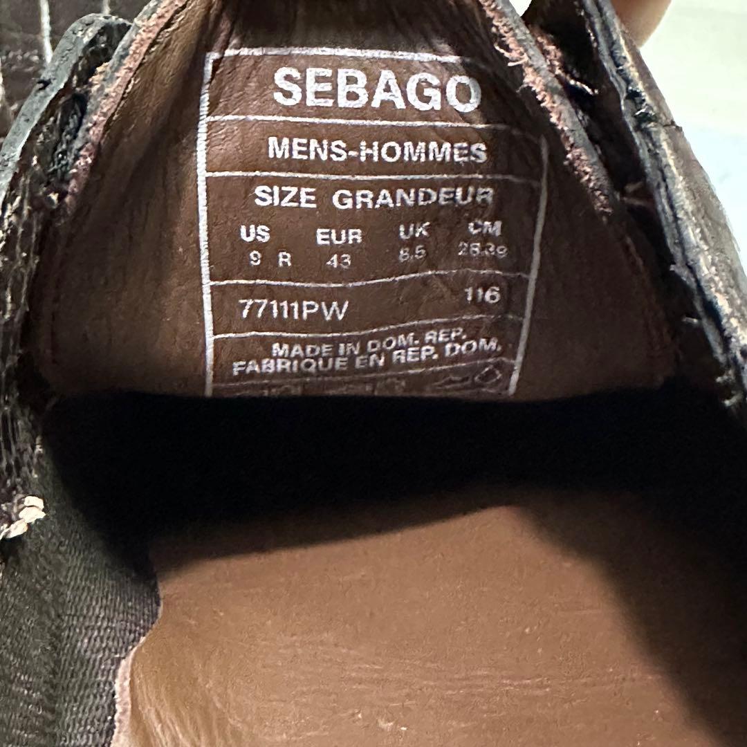ほぼ未使用☆SEBAGOコラボ☆レザーシューズ☆EU43☆ブラウン