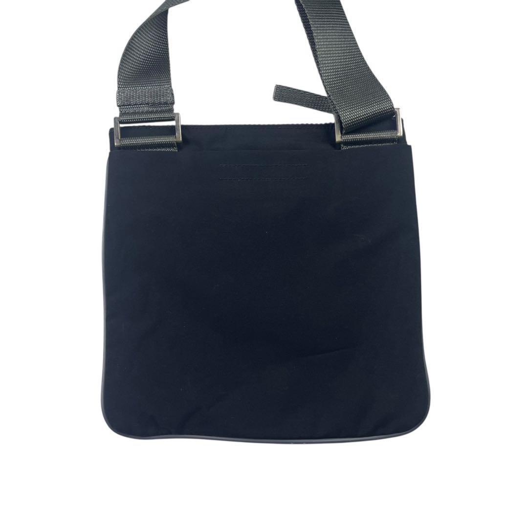 美品 プラダ スポーツ サコッシュ ショルダーバッグ ブラック 斜め掛け ロゴ