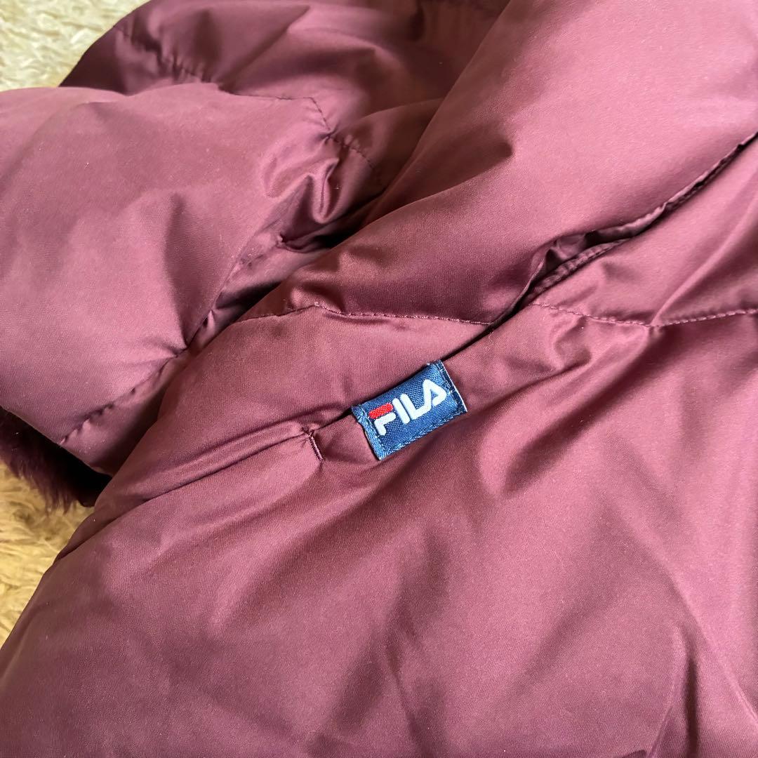 【未使用品タグ付】FILA GOLF ダウン80% フェイクファー 3Lサイズ