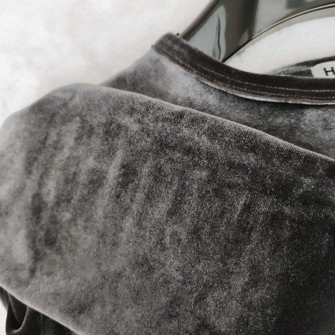 ちょ子様 H ビューティー&ユース ストレッチ ベロアロングスリーブプルオーバー