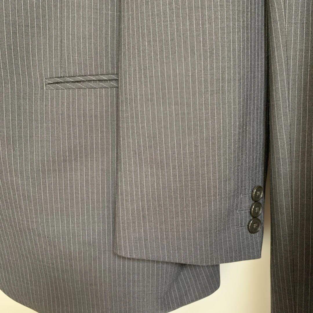 大きいサイズ ストライプ ビジネススーツセット