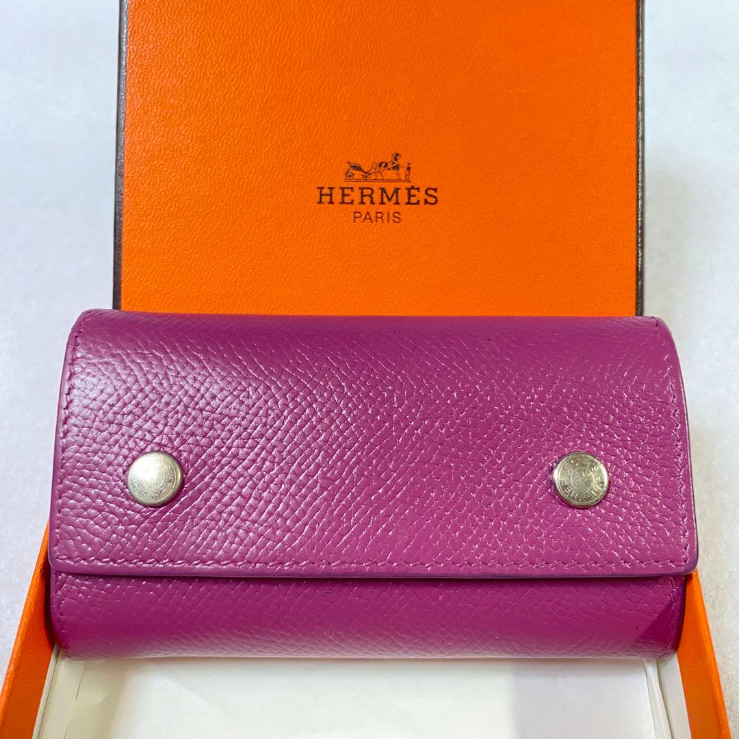 正規品☆エルメス キーケース シルバー金具 ４連